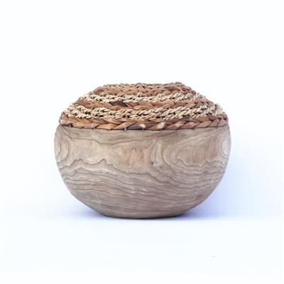 手工编制原木工艺花瓶花桶田园温馨民宿装饰品 Show pictures