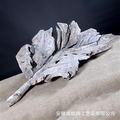 手工木质摆件民宿酒店树根装饰圣诞树叶抽象造型摆饰 Show pictures