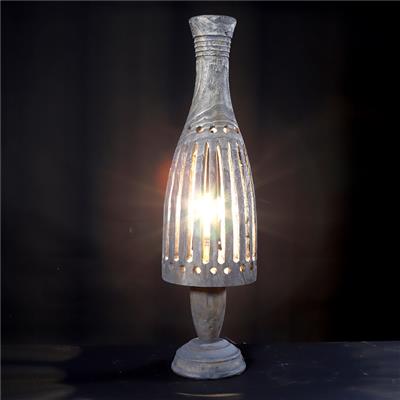 手工制作原木工艺落地台灯田园温馨民宿酒店装饰灯具 Show pictures