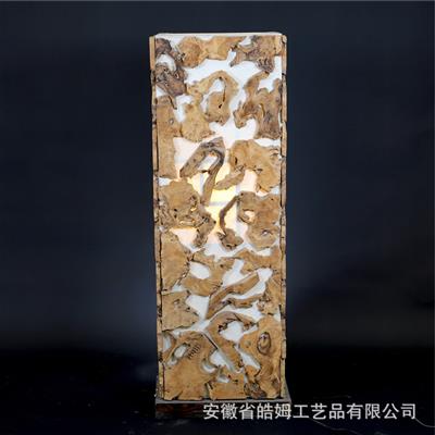 手工制作原木工艺落地台灯田园温馨民宿酒店装饰灯具 Show pictures
