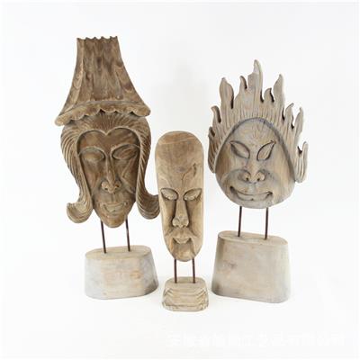 手工制作木质古典风格艺术馆展厅拍摄道具工艺品摆件 Show pictures