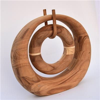 手工制作胡桃木装饰摆件摆台家居玄关桌面造型装饰工艺品 Show pictures