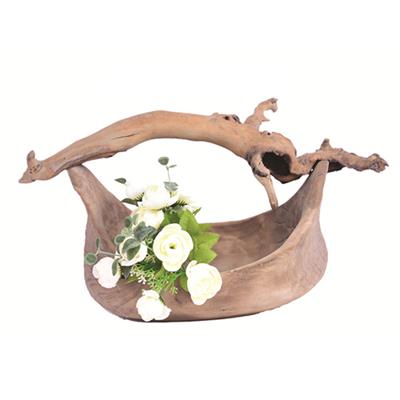 手工制作自然插花花盆花器托盘果盘桌面装饰器皿摆件 Show pictures