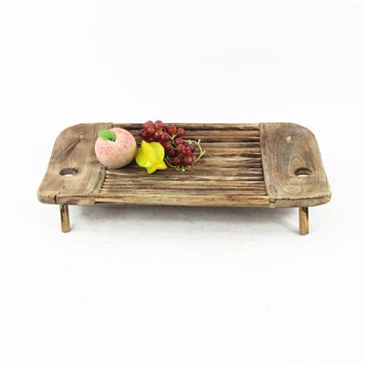 手工制作木棍拼接托盘果盘摆盘桌面家居民宿装饰工艺品 Show pictures