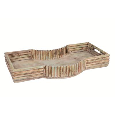 手工制作木棍拼接托盘水果盘摆盘桌面家居民宿装饰工艺品 Show pictures