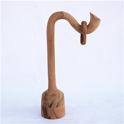 手工制作胡桃木装饰摆件家居路灯杆造型桌面工艺品 Show pictures