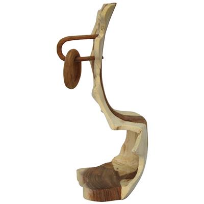 手工制作胡桃木装饰摆件家居民宿残缺造型桌面工艺品 Show pictures