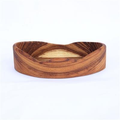 手工制作胡桃木船形装饰托盘果盘家居桌面摆件工艺品 Show pictures