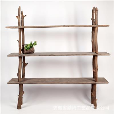 手工制作木质工艺屏风展示架朽木艺术墙画树根装饰摆件 Show pictures