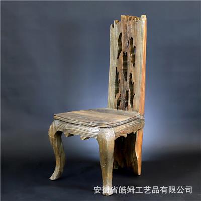 手工打造枯木小板凳小桌子三角桌靠椅供桌名宿创意装饰家具摆件 Show pictures