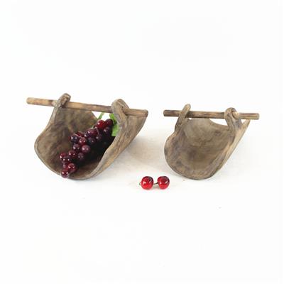 手工制作木制托盘摆盘零食水果盘田园家居民宿装饰工艺品 Show pictures