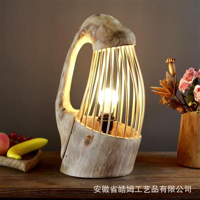 木质工艺灯民宿酒店创意灯餐厅网吧酒吧咖啡厅灯具装饰品 Show pictures