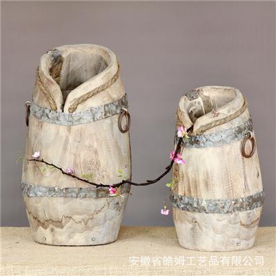 侘寂风北美风情文艺气息民宿别墅创意家居复古花瓶花器 Show pictures