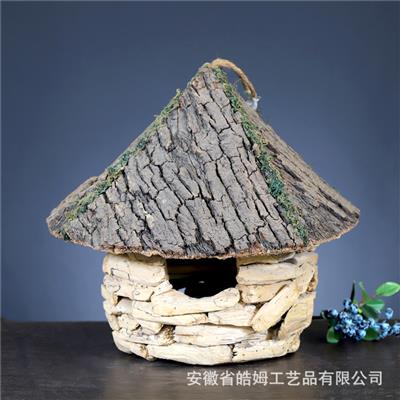 手工制作个性设计鸟窝鸟巢摆件挂件家居民宿酒店家居装饰 Show pictures