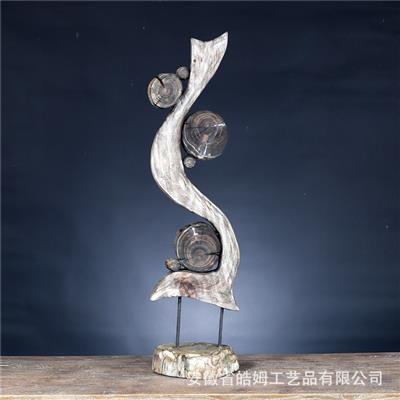 手工制作木质工艺摆件民宿酒店树根装饰抽象造型摆饰 Show pictures