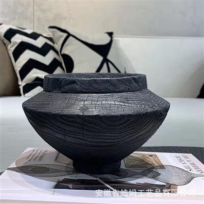 手工制作黑碗摆件新中式艺术客厅家居工作室装置艺术 Show pictures
